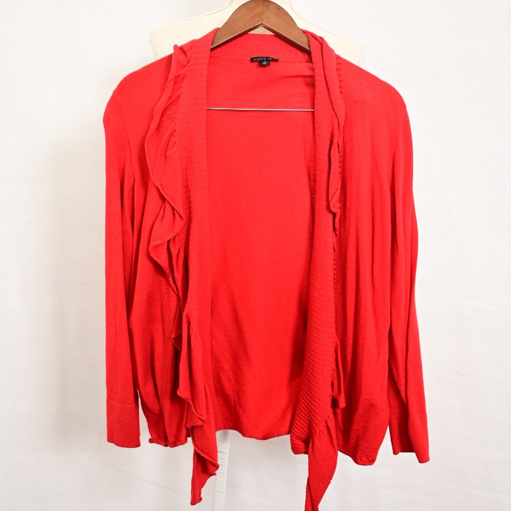 Lafayette 148 NY Red Sweater with Tank